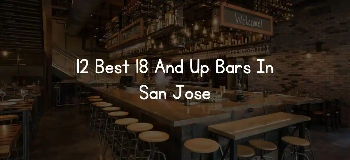 12 Best 18 And Up Bars In San Jose